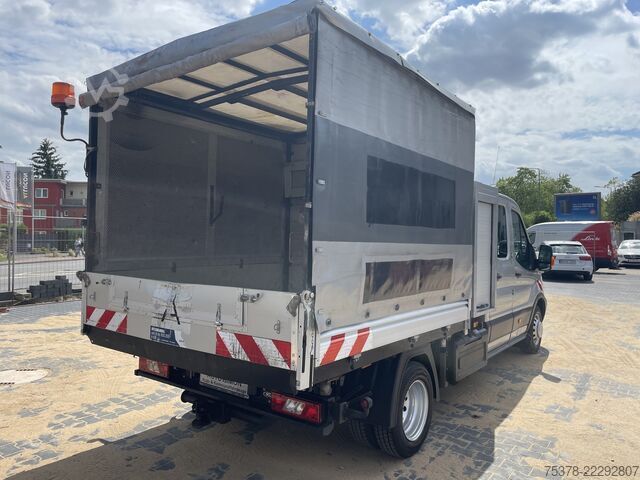 Curtain sider van Ford Transit Kipper aus 1.Hand+Klima+AHK+EU5
