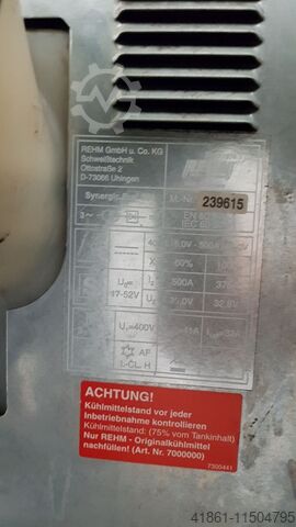 MIG-MAG gas shielded welder REHM SYNERGIC Pro 2/500-4
