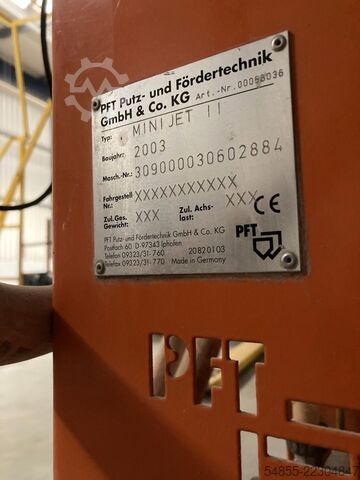Agricultural machine  Knauf Minijet II