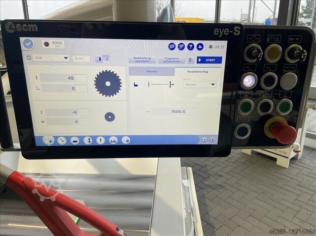 Panel saw L invincibile si 3 BLADE OFF Holzkraft BLADE OFF safety system - exhibition HOLZKRAFT L invincibile si 3 BLADE OFF Holzkraft