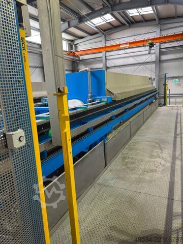 Chamber filter-press Kammerfilterpresse Andritz 1500/2000/125 1500x2000