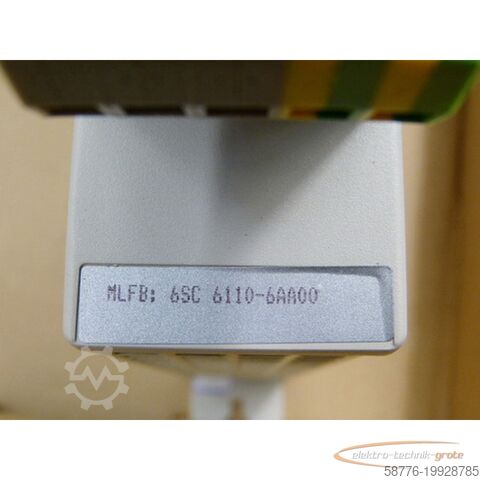 Component Siemens 6SC6110-6AA00 Vorschubmodul   - ! -