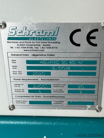 Centrifugal cleaner for grinding water Schraml Glastechnik top-CLEAR Aquatec ZF 80-M