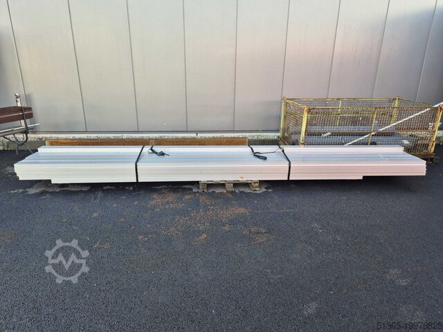 31 aluminium construction profiles Alu-Strangpressprofil Profil: 13x5 cm – Länge: 5,27m/4,04m