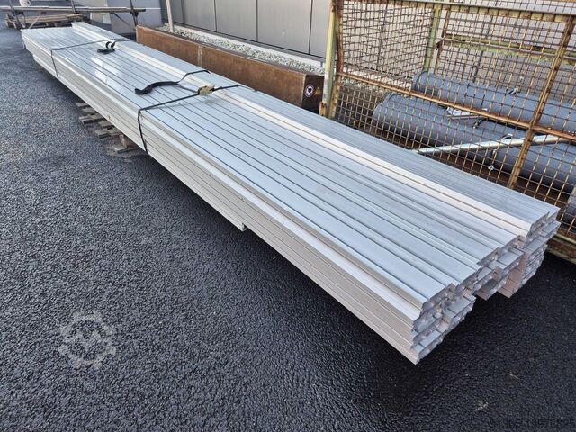 31 aluminium construction profiles Alu-Strangpressprofil Profil: 13x5 cm – Länge: 5,27m/4,04m