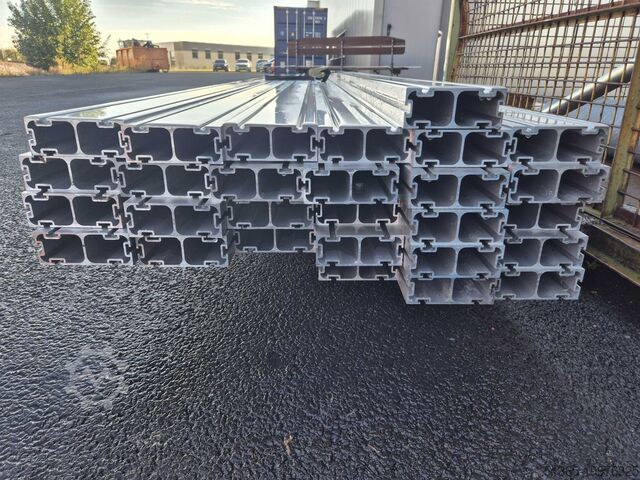 31 aluminium construction profiles Alu-Strangpressprofil Profil: 13x5 cm – Länge: 5,27m/4,04m