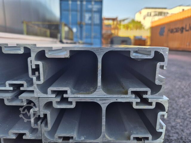31 aluminium construction profiles Alu-Strangpressprofil Profil: 13x5 cm – Länge: 5,27m/4,04m