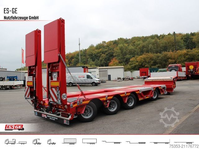 Low loader semitrailer FAYMONVILLE Multimax Satteltieflader (1+3) - hydr. gelenkt