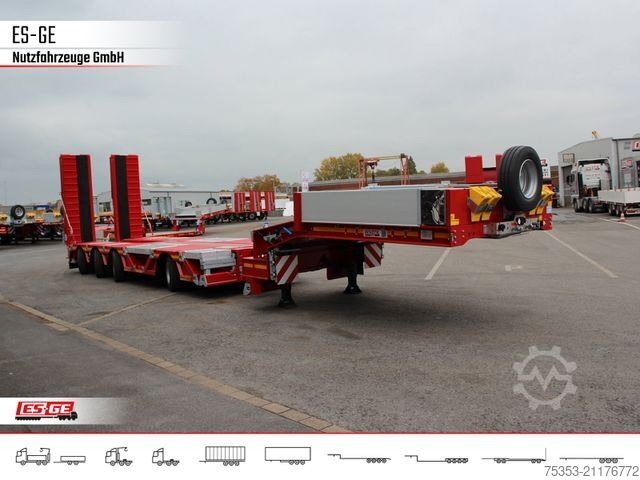 Low loader semitrailer FAYMONVILLE Multimax Satteltieflader (1+3) - hydr. gelenkt