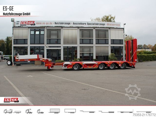 Low loader semitrailer FAYMONVILLE Multimax Satteltieflader (1+3) - hydr. gelenkt