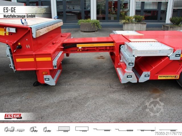 Low loader semitrailer FAYMONVILLE Multimax Satteltieflader (1+3) - hydr. gelenkt