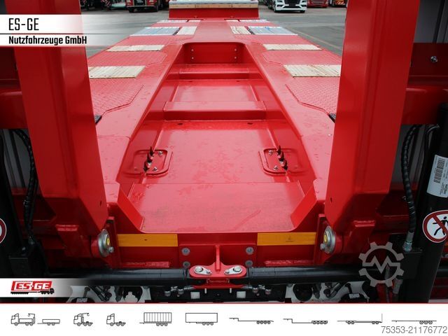 Low loader semitrailer FAYMONVILLE Multimax Satteltieflader (1+3) - hydr. gelenkt