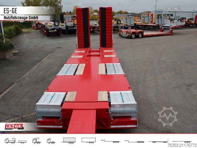 Low loader semitrailer FAYMONVILLE Multimax Satteltieflader (1+3) - hydr. gelenkt