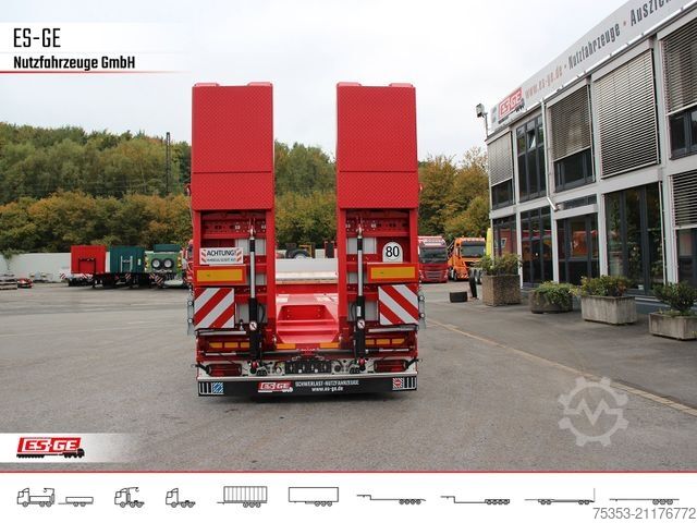 Low loader semitrailer FAYMONVILLE Multimax Satteltieflader (1+3) - hydr. gelenkt