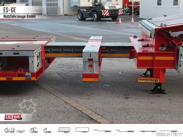 Tieflader-Sattelauflieger FAYMONVILLE Multimax Satteltieflader (2+2) - nachlaufgelenkt