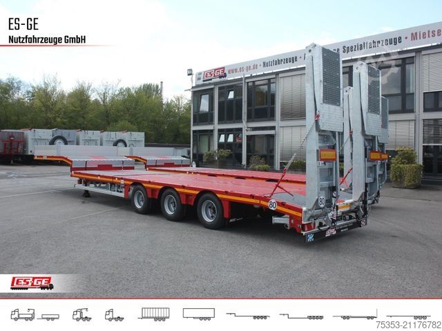 Tieflader-Sattelauflieger FAYMONVILLE MAX Trailer MAX100 Semi-Tieflader Hebebett