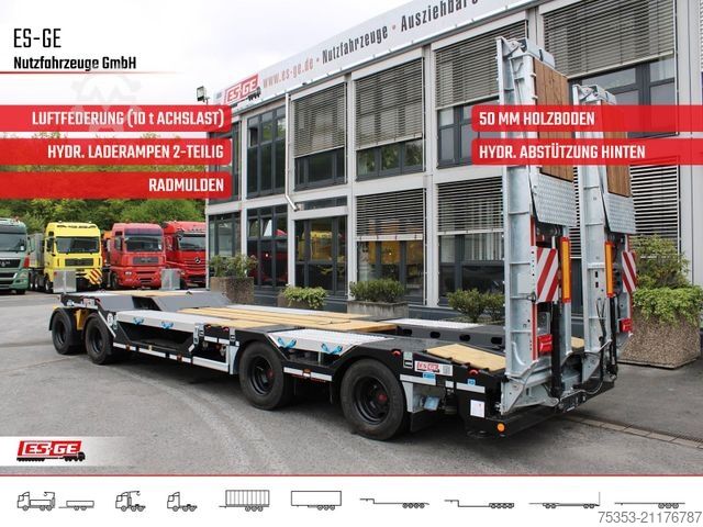 Tieflader Anhänger SCHWARZMÜLLER Tieflader mit gekröpftem Plateau