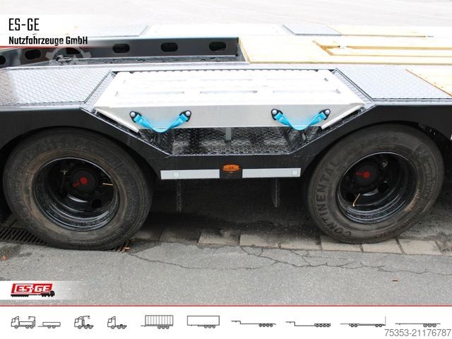 Tieflader Anhänger SCHWARZMÜLLER Tieflader mit gekröpftem Plateau