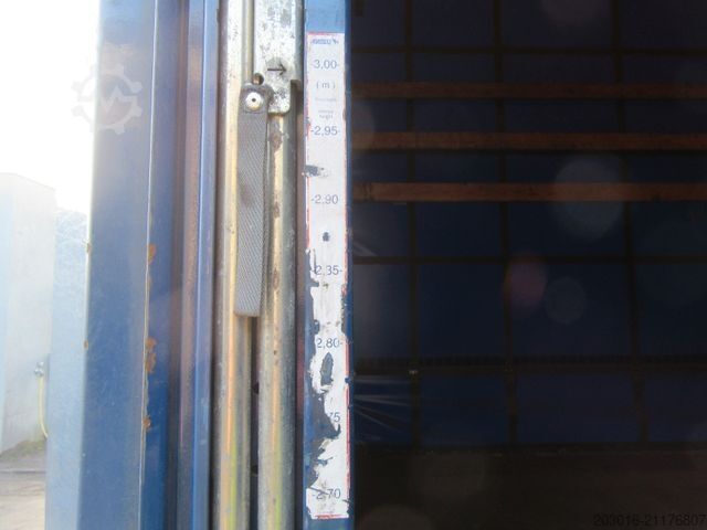 Auflieger mit Pritsche & Plane SCHMITZ CARGOBULL Mega Varios Bremsbeläge 90%Reifen 60% NEUE PLANE