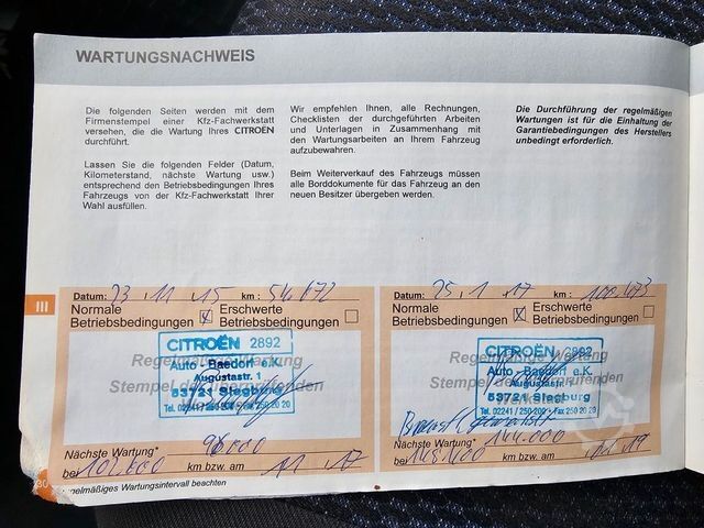 Transporter mit Koffer CITROEN Jumper Koffer Heckklappe elektrisch