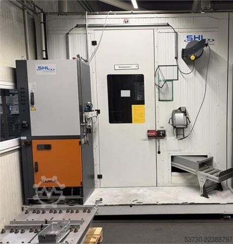 Industrial robot grinding system polishing Kuka Roboter  SHL Roboterzelle KR 70 R2100 / SEL SHL