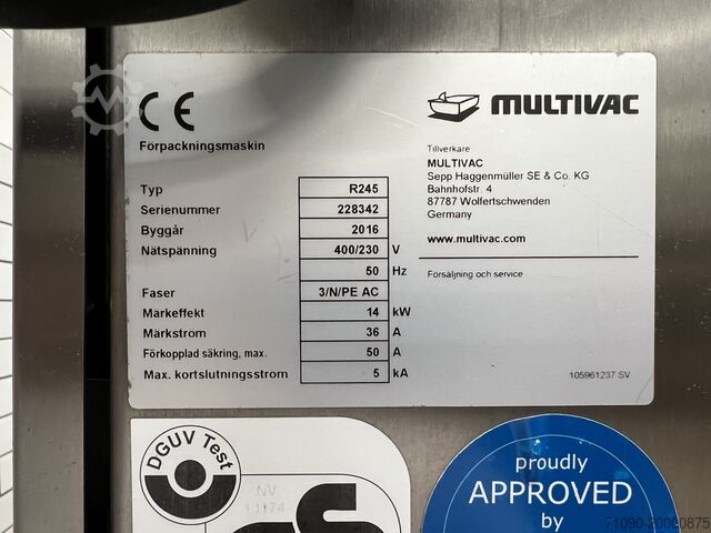 Thermoformer Multivac R-245