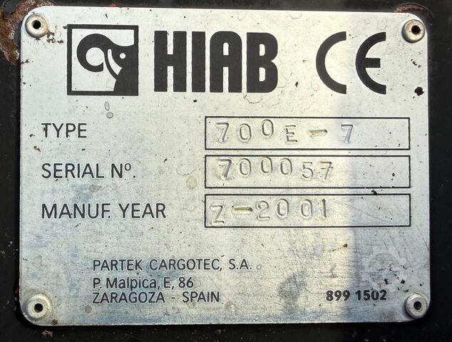 Flatbed truck SCANIA CVR 164 G-480