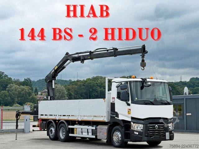 Autokran RENAULT T 380 * HIAB 144 BS - 2 HIDUO + FUNK * TOP!