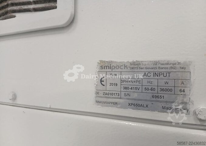 VERKÜRZUNGVERPACKUNGSMASCHINE SMIPACK XP 650 ALX SMI PACK SHRINK WRAPPER SMIPACK XP 650 ALX