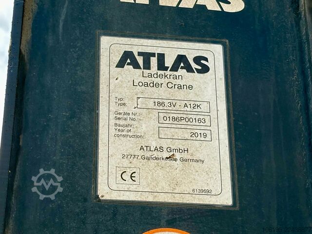 LKW mit Pritsche (offen) DAF XF 480 FAN Baustoff*Atlas 186.3 Kran Hochsitz 7m