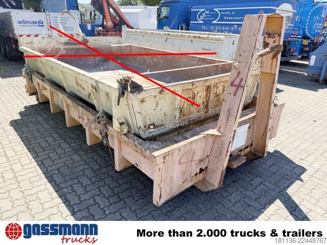 Roll-off container  Confa Abrollcontainer mit Flügeltür ca. 5m³,