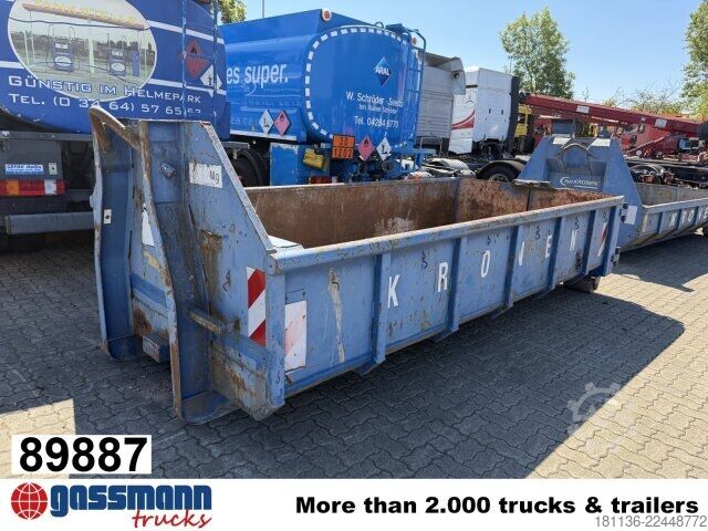 Roll-off container  Abrollcontainer mit Flügeltür ca. 7m³