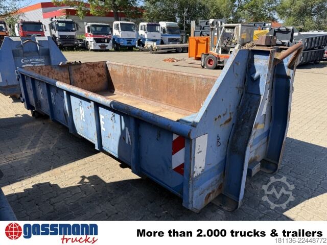 Roll-off container  Abrollcontainer mit Flügeltür ca. 7m³