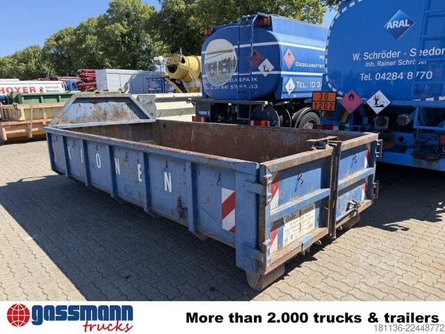 Roll-off container  Abrollcontainer mit Flügeltür ca. 7m³