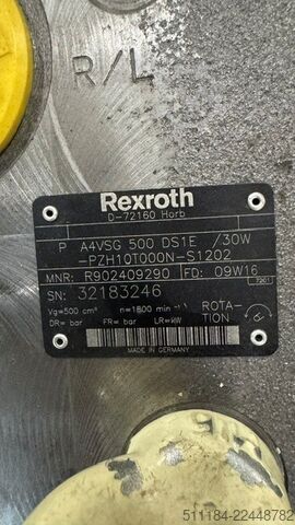 Conveyor Boschrexroth A4VSG500DS1E/30W-PZH10T00N-S1202