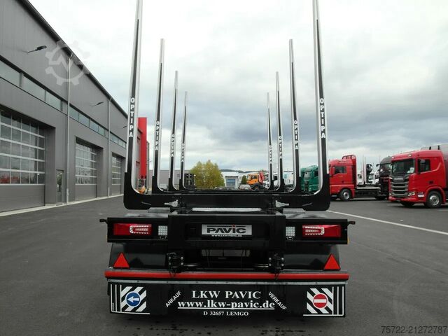 Holztransporter PAVIC HTA 20 62Z 2-Achs Kurzholz Anhänger 22,5" HTA 2...