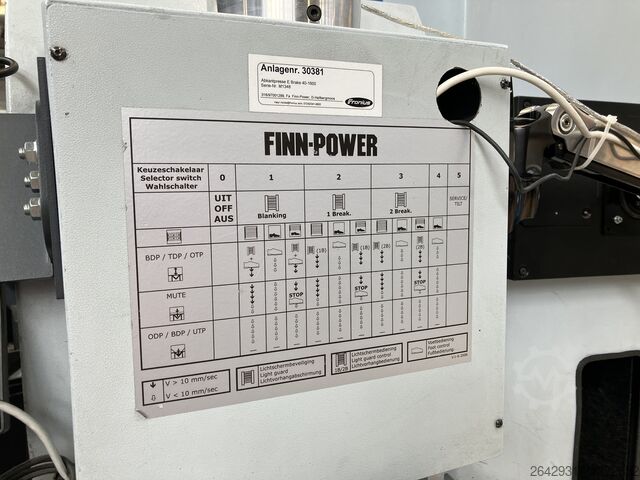 Blechbearbeitungszentrum FINNPOWER E-Brake 40-1600 HS TS 1