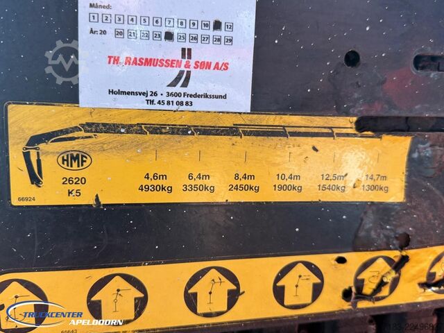 Open body Volvo FH 540 HMF 2620 K5, Rotator, Stuuras