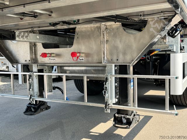 Walking floor semitrailer  H&W AGRAR 70 cbm, Zwangslenkung, MIETEN?