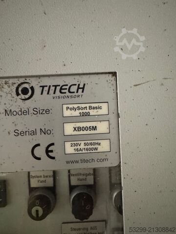 Nahinfrarotgerät Titech mit Zubehör Tomra Polysort 1000