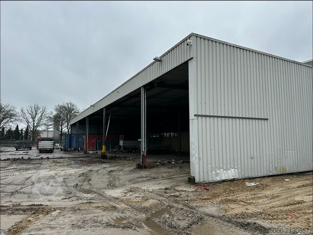 Offene Lagerhalle 240 m² + 528 m² Resteel 