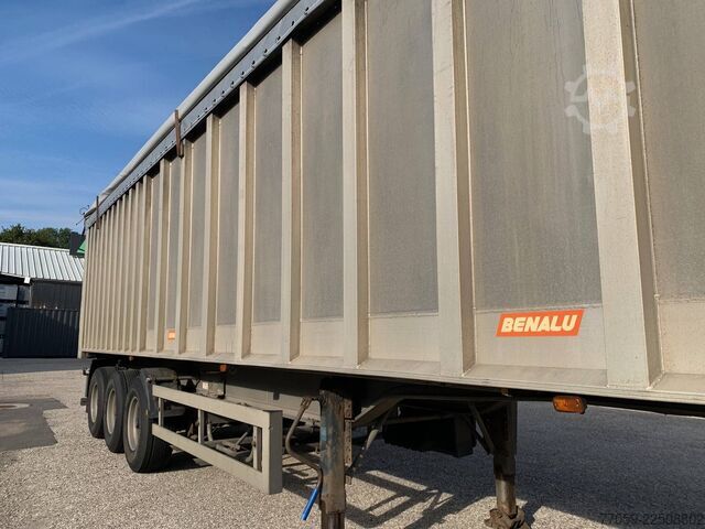 Tipper semitrailer Benalu 55m³ - Full Aluminium ( 3 X in stock )