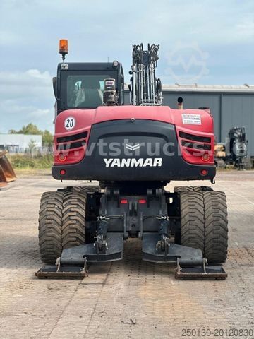 Mobile excavator YANMAR B110W 4x4 Radbagger Verstellausleger