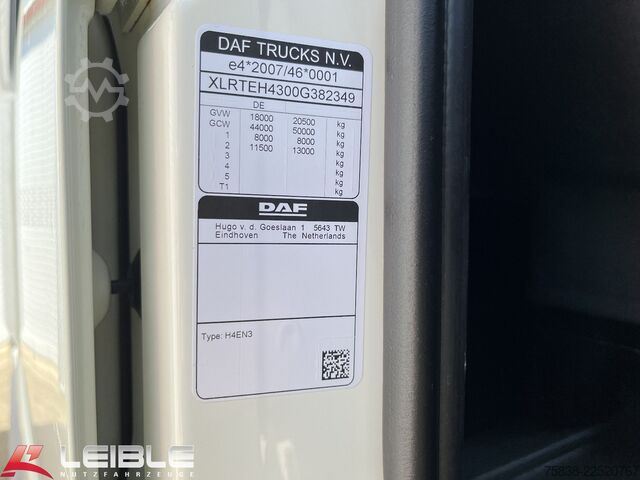 Standard SZM DAF XF 480*SSC*2xTank 1425L*Retarder*290TKM*