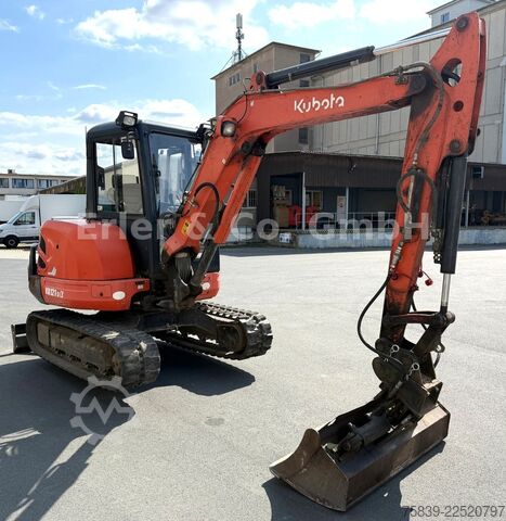 Minibagger KUBOTA KX 121-3, 3.980 kg, SW, Grabenräumer, 3 Löffel