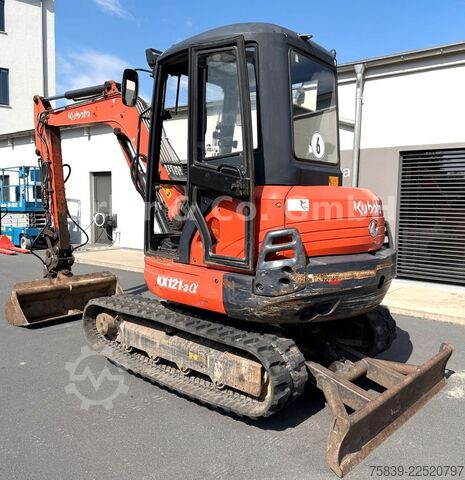 Minibagger KUBOTA KX 121-3, 3.980 kg, SW, Grabenräumer, 3 Löffel