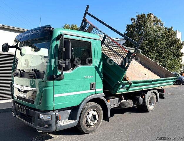 Dreiseitenkipper LKW MAN 8.220 TGL, Klima, 3 Sitze, 2x AHK, 1.Hand