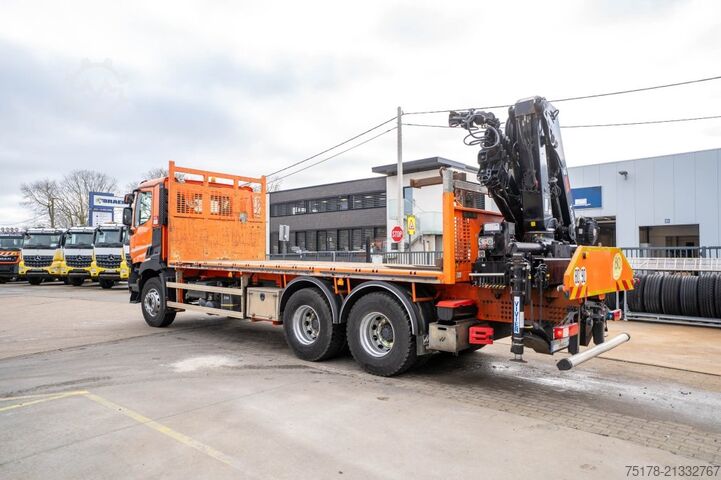 Ladepritsche RENAULT C 430 DXI-6X4+ HIAB 18T/m / 3 EXT