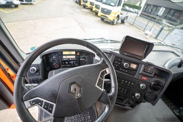 Open body RENAULT C 430 DXI-6X4+ HIAB 18T/m / 3 EXT