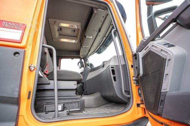 Open body RENAULT C 430 DXI-6X4+ HIAB 18T/m / 3 EXT